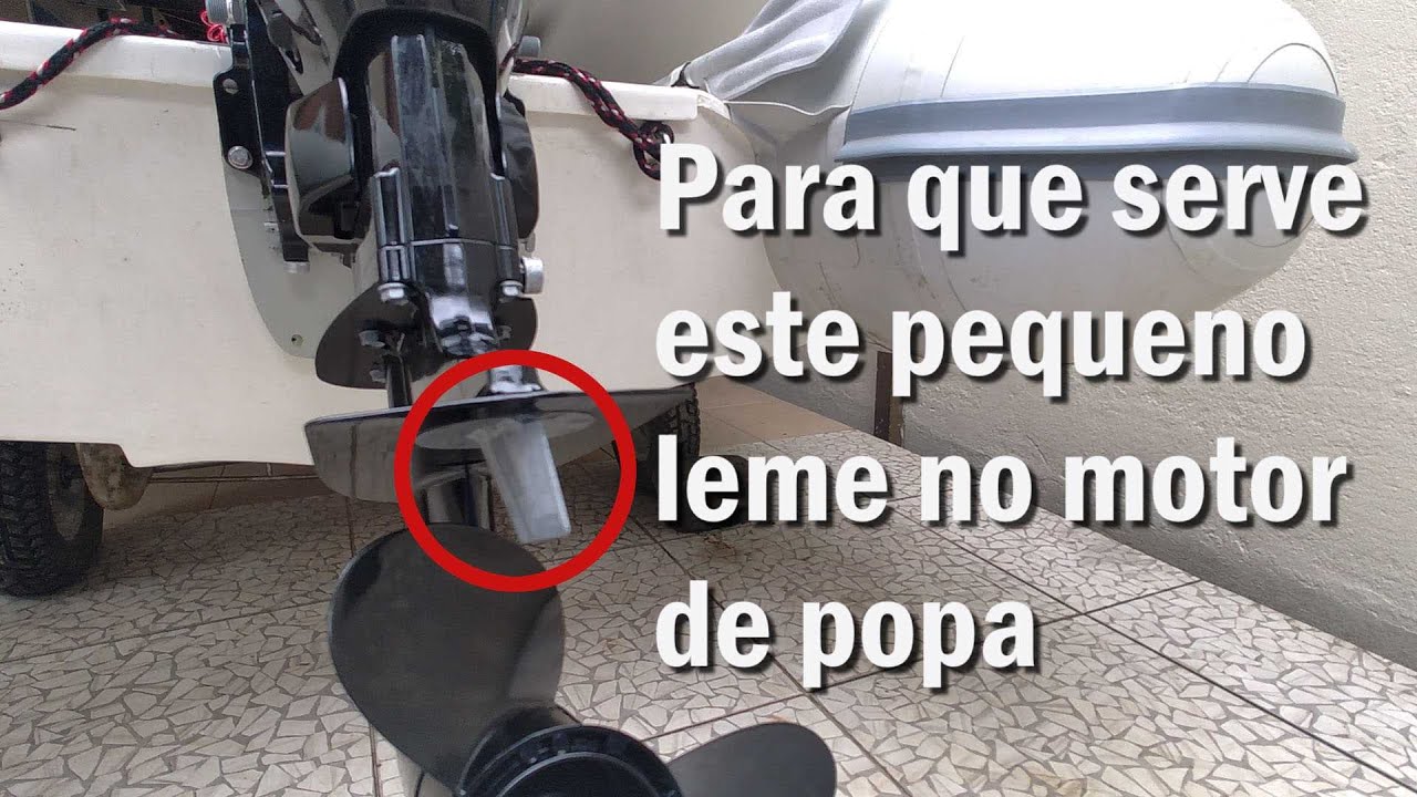 Para que serve este leme no motor de popa? - Minuto Náutico - Marcio Dottori - Vídeo 361