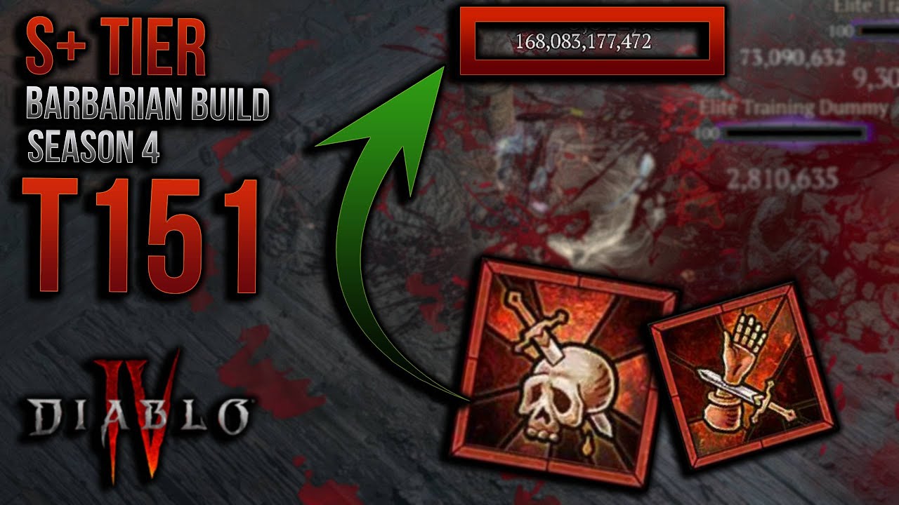 Diablo IV, сезон 4 🔥41 тыс. HP, кровопускание, яма варваров, 151❗Геймплей, комментарии и планиров...