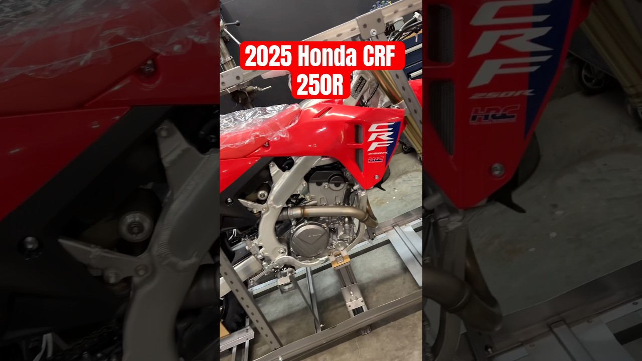 2025 Honda CRF 250 R Assembly & Start Up #honda #dirtbike