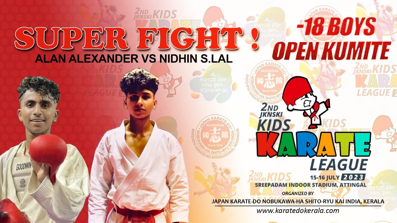 Karate Kumite | -18 boys Open | 2nd JKNSK KIDS KARATE LEAGUE-2023
