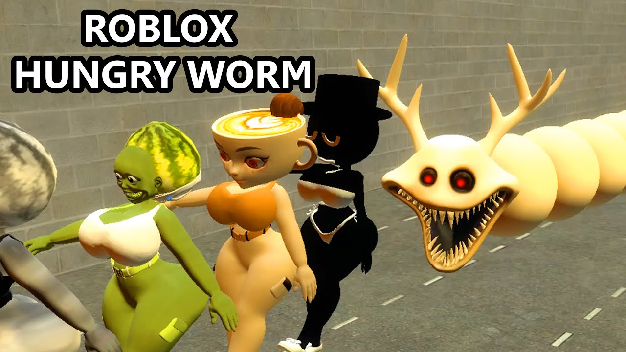 I FOUND THE STRONGEST ROBLOX HUNGRY WORM IN THE CITY in Garry's Mod! #2