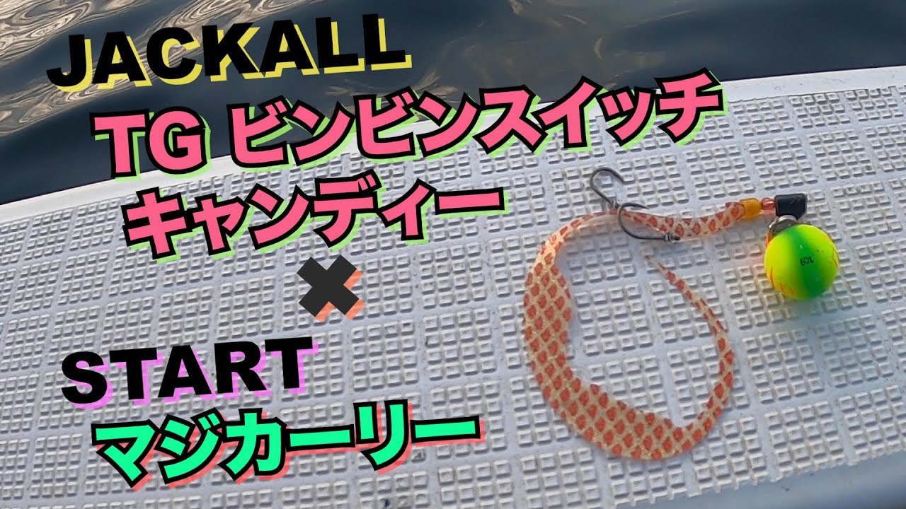 ビンビンスイッチキャンディーにマジカーリーを付けると釣果はどう変わる？
