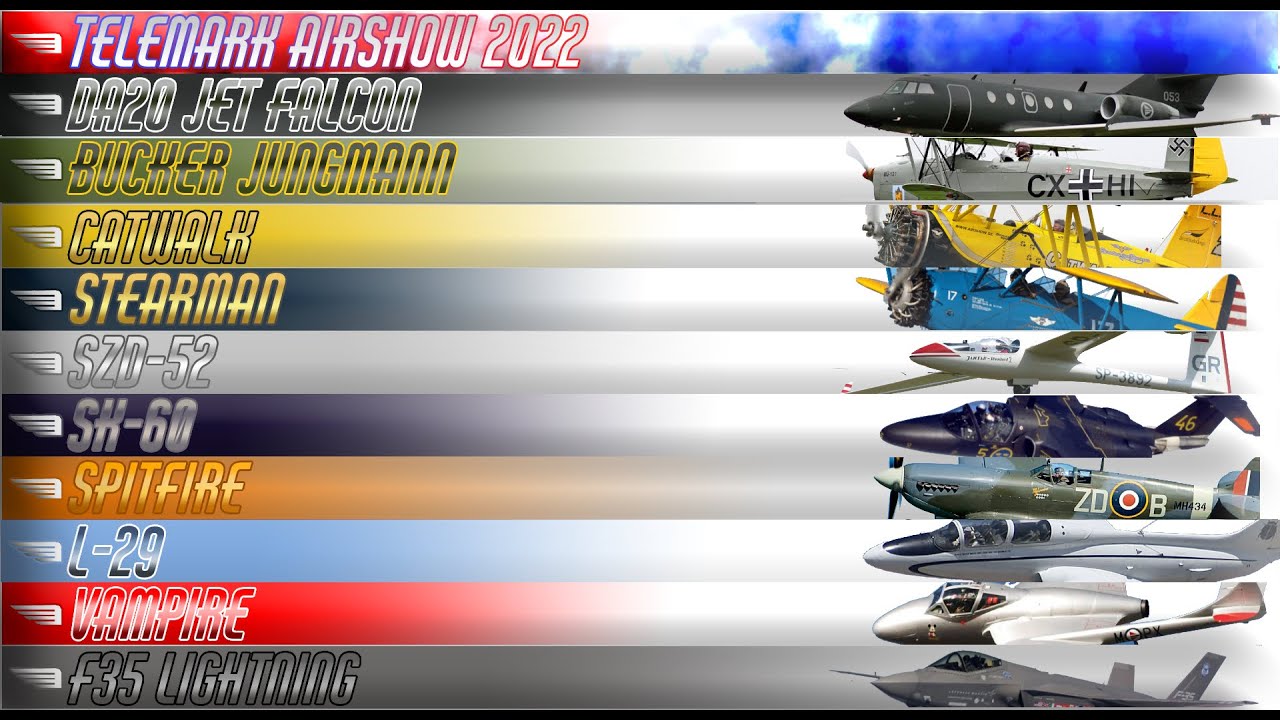 Telemark Airshow 2022, Notodden, Norway