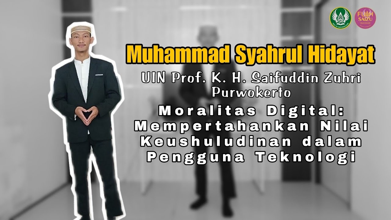 MUHAMMAD SYAHRUL HIDAYAT - FUAH UIN SAIZU PURWOKERTO || Lomba Pidato Bahasa Arab - KINMU IV 2025