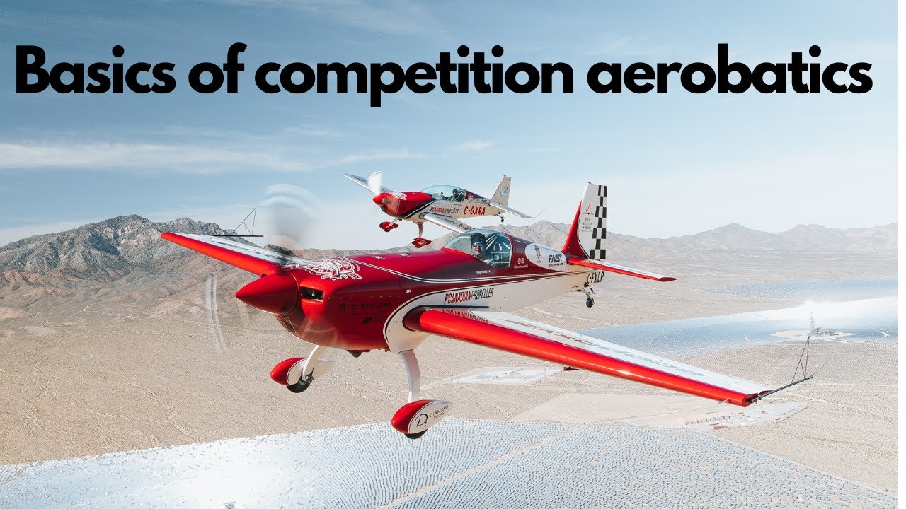 Basic explanation of competition aerobatics (featuring my Extra 330SC)