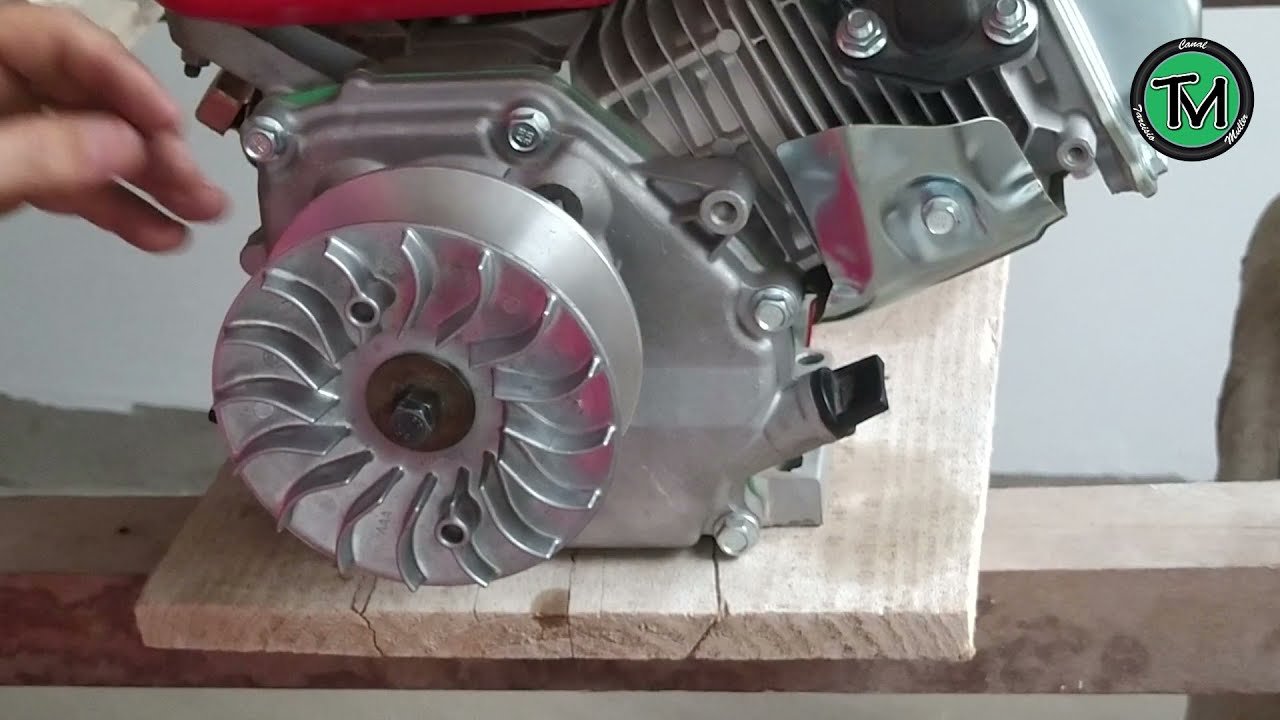 Como adaptar câmbio CVT no motor estacionário parte 1