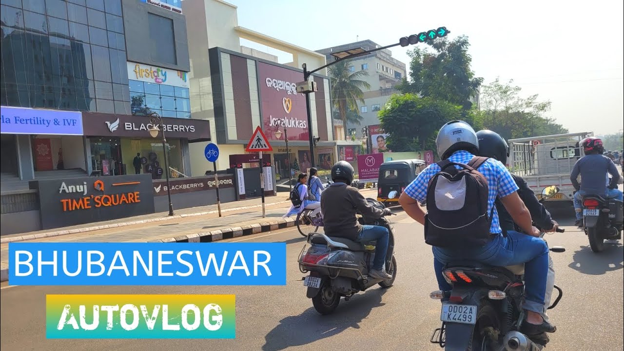[4K] Short Auto Ride from Vani Vihar to Master Canteen Bhubaneswar | Exploring Bhubaneswar City