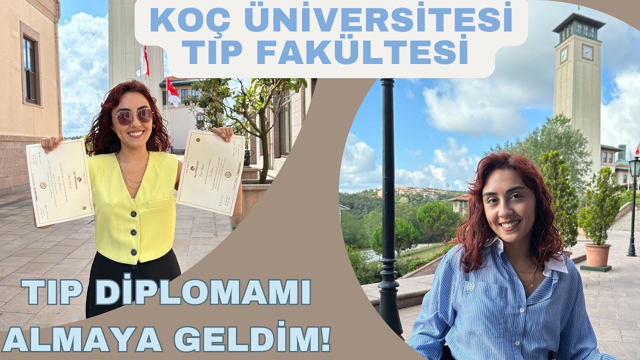 KOÇ TIP DİPLOMAMI ALMAYA KAMPÜSE GELDİM! - VLOG