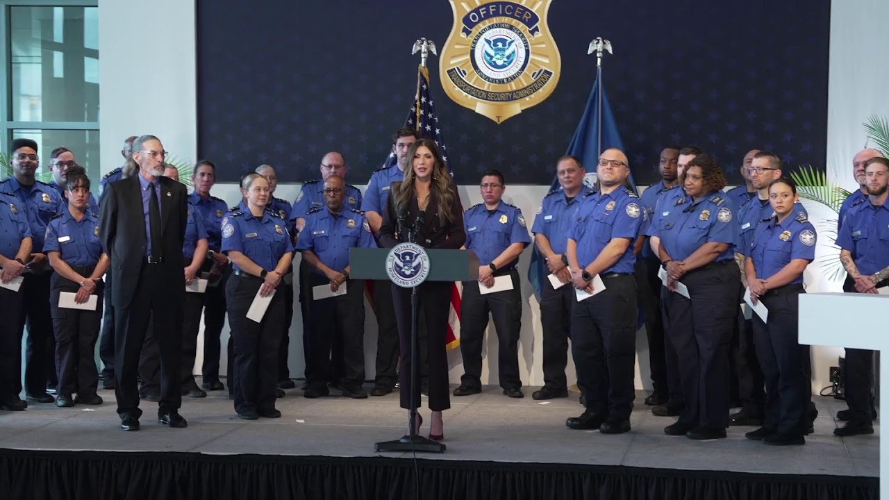 Secretary Noem Hosts Press Conference in Tampa, Florida