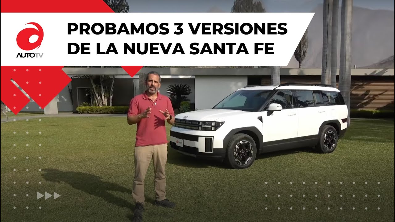 Probamos la nueva Hyundai Santa Fe en tres versiones distintas, incluyendo la versión híbrida