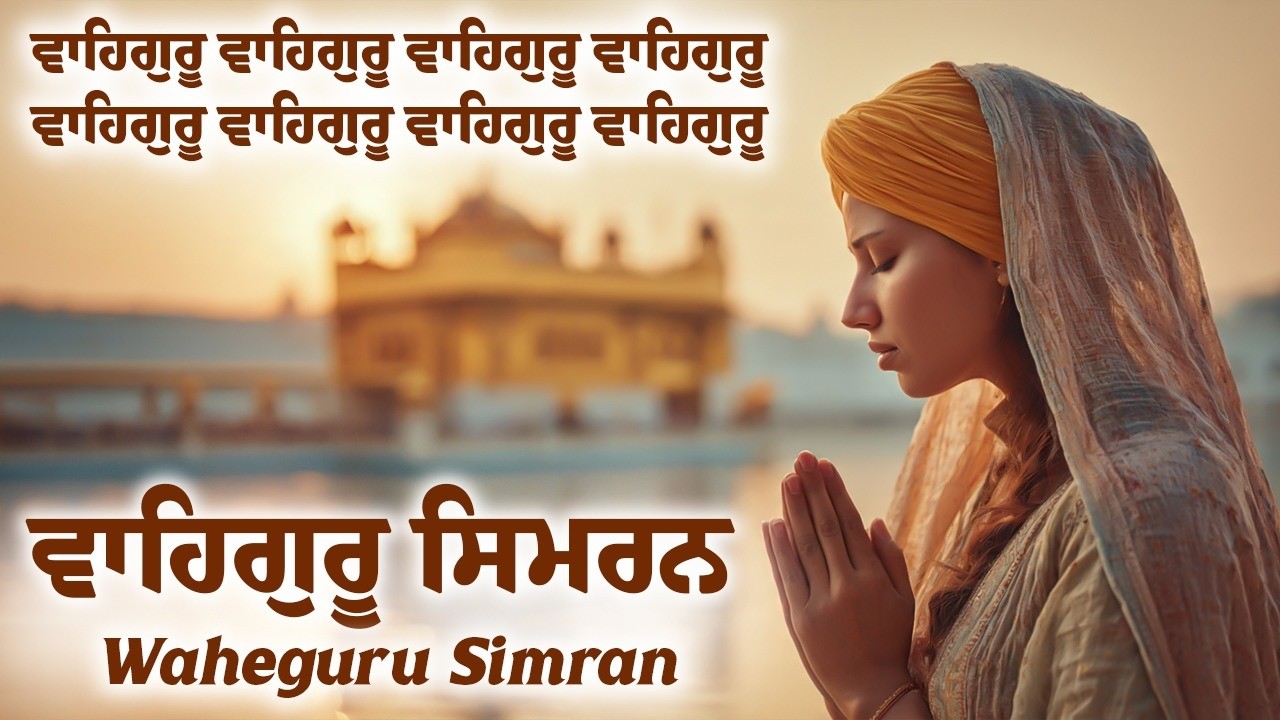 Waheguru Simran | ਵਾਹਿਗੁਰੂ ਸਿਮਰਨ | Waheguru Relaxing Music #waheguru #waheguruji #relaxing #wmkji