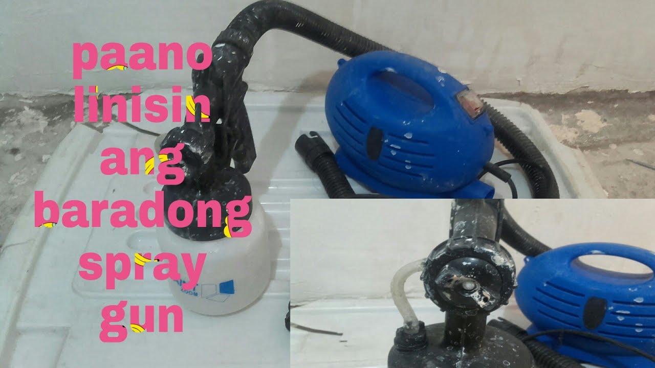 Pagtanggal ng bara sa paint zoom paint sprayer