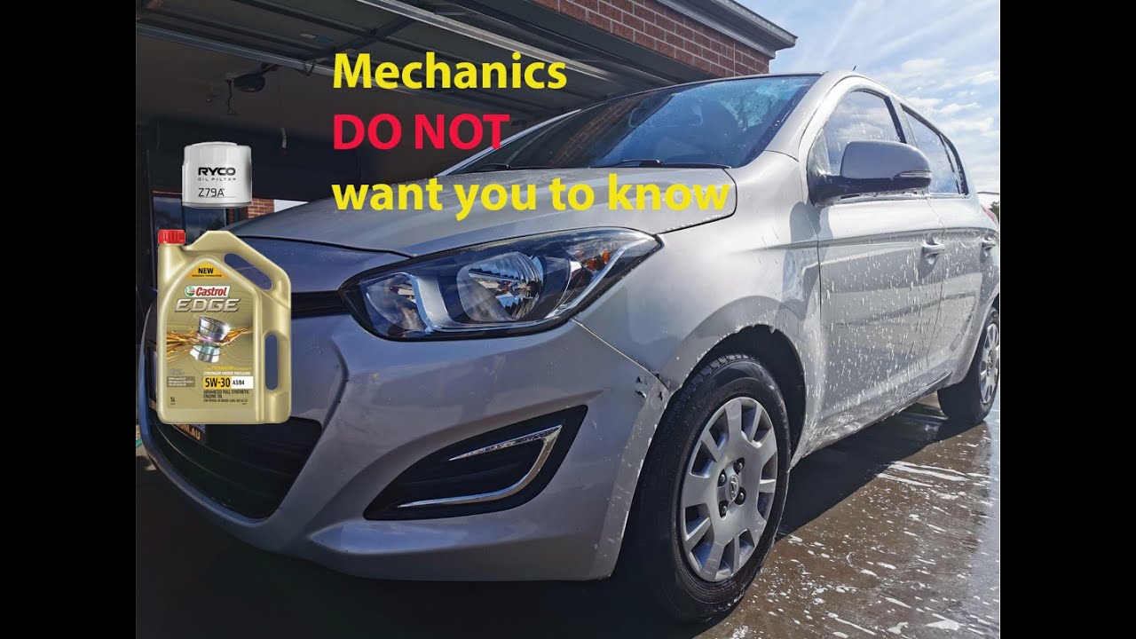 Hyundai I20 2012-2015 oil change/spark plugs replacement/service