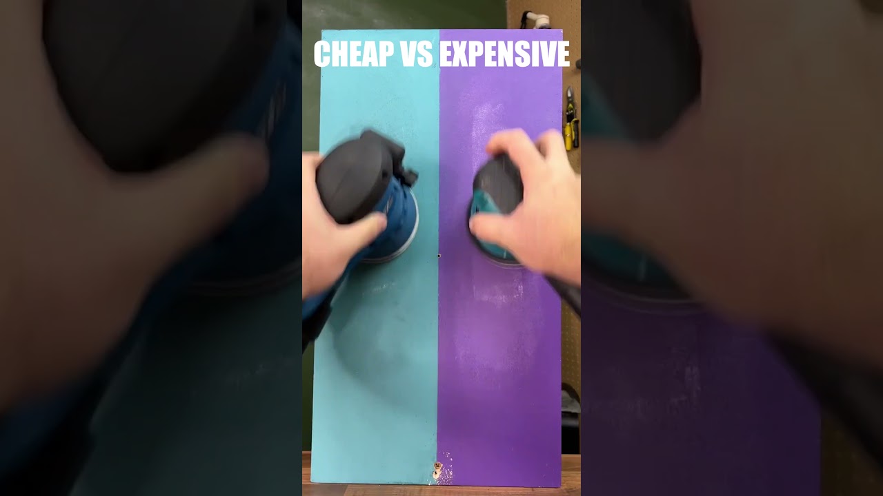 I tested cheap vs expensive sanders!