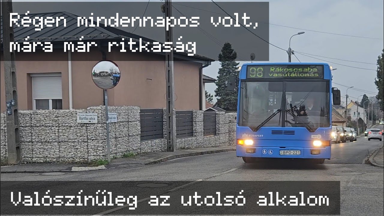 2025.12.05. Rövid utazás a BPO-221-gyel a 98-ason