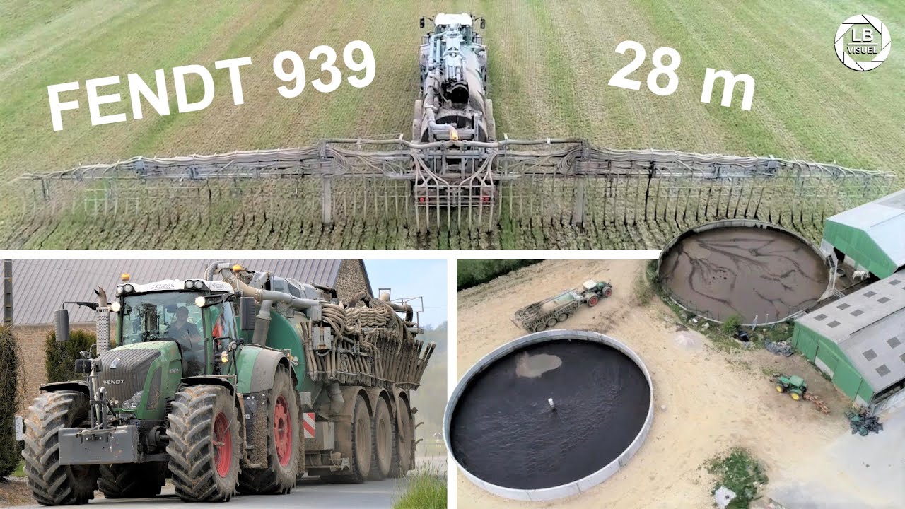 Epandage en 28 m de digestat et lisier | FENDT 939 | SAMSON | ETA Gautier Frères