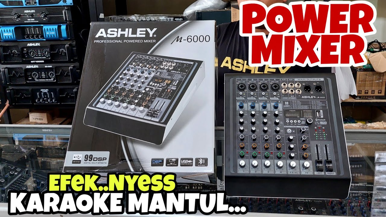 POWER MIXER ASHLEY M6000 || REVIEW BSK AUDIO