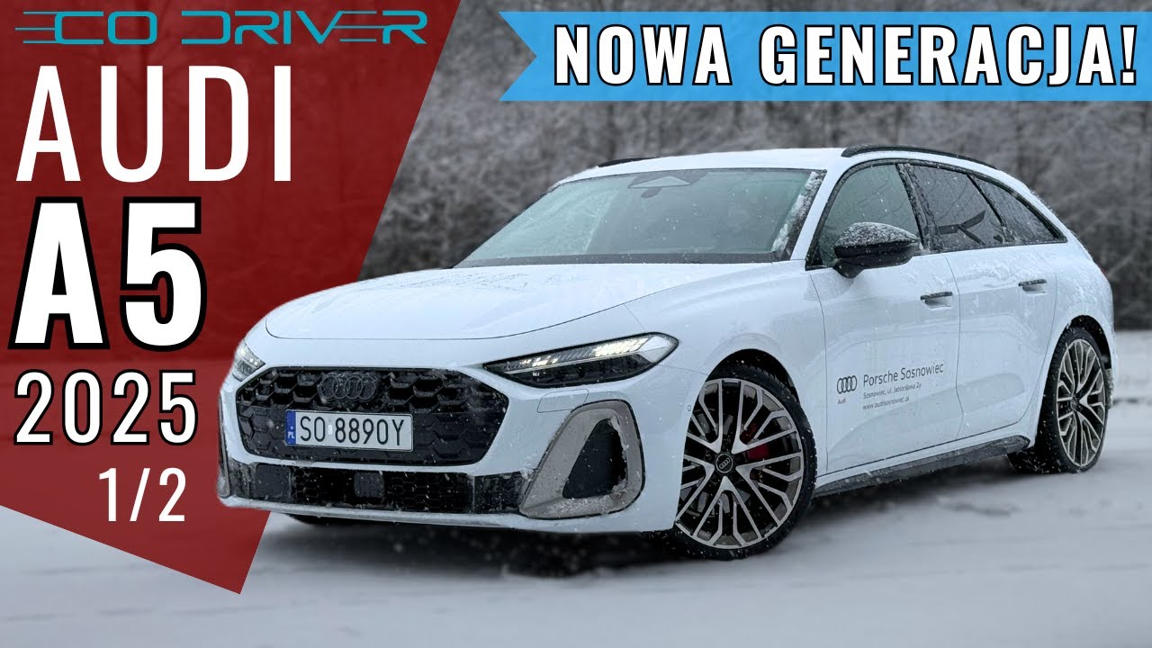 Nowe Audi A5 2025 - TEST PL [1/2] - 2.0 TDI 204 KM | quattro ultra | Następca Audi A4 czy Audi A6?