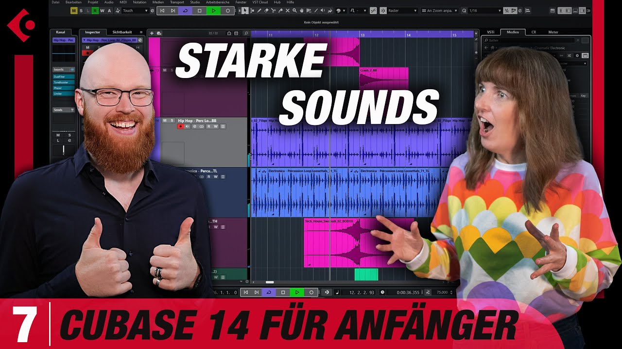 Cubase 14 für Anfänger: Wie nutze ich Loops und Samples in Cubase?