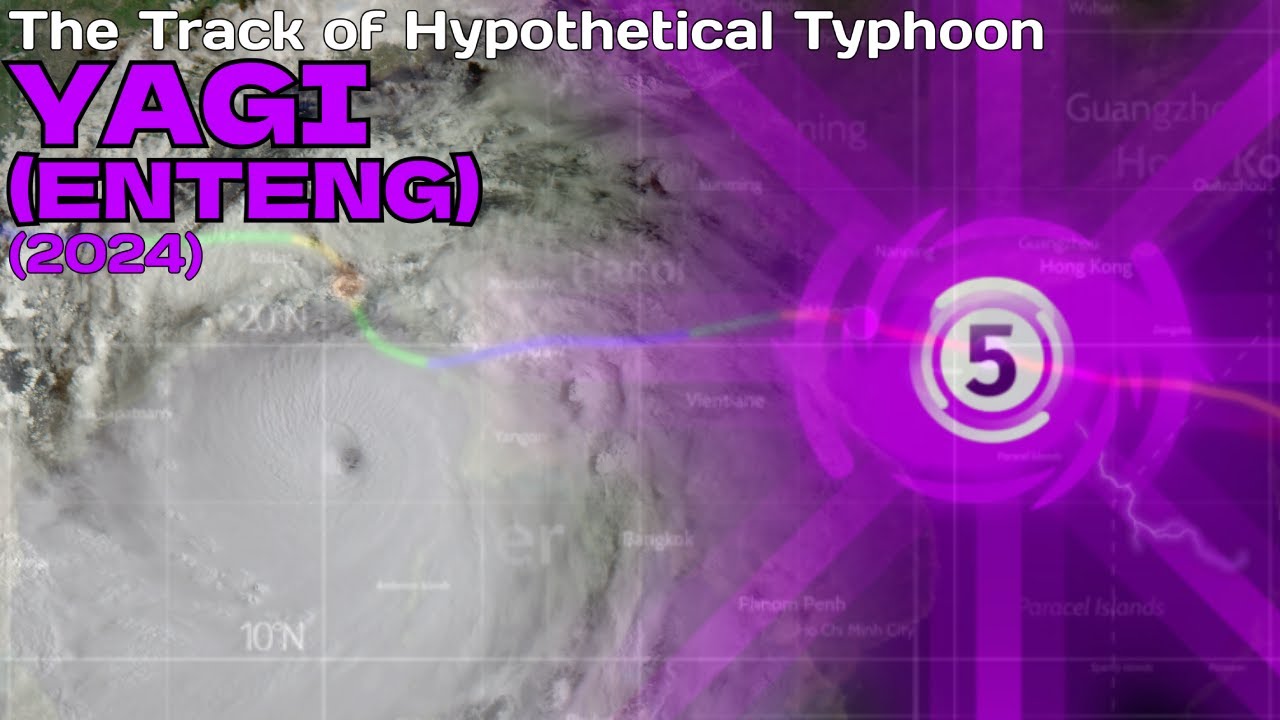 The Track of Hypothetical Typhoon Yagi (#entengph) (2024)