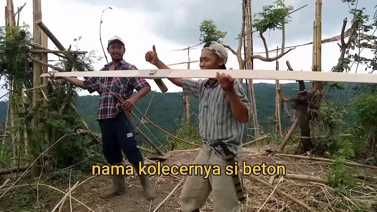 Nangerkeun kolecer pada musim angin. Di pasir dolog palabuhanratu