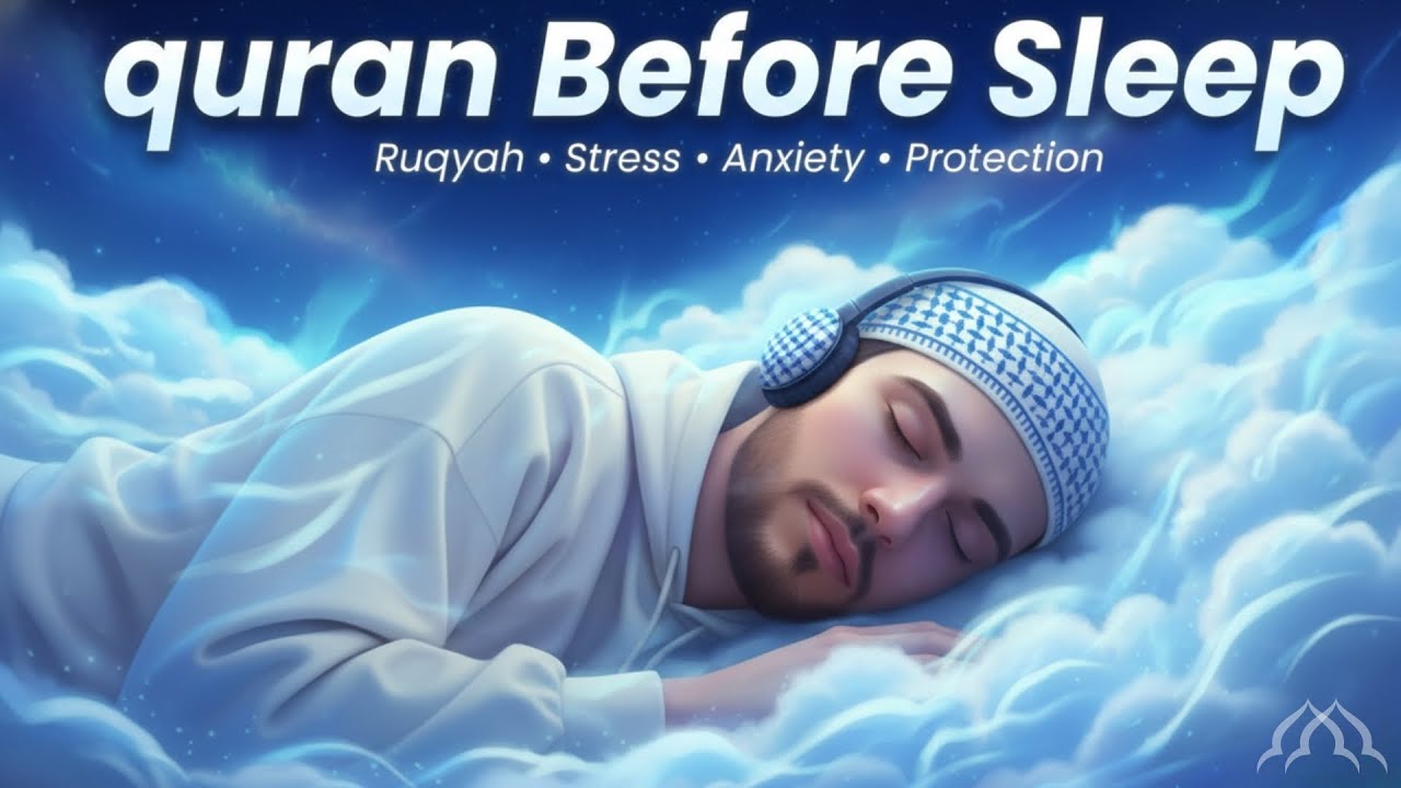 Peaceful Deep Sleep with Quran Recitation | Rahman, Ayatul Kursi, Mulk, Yaseen, Waqiah