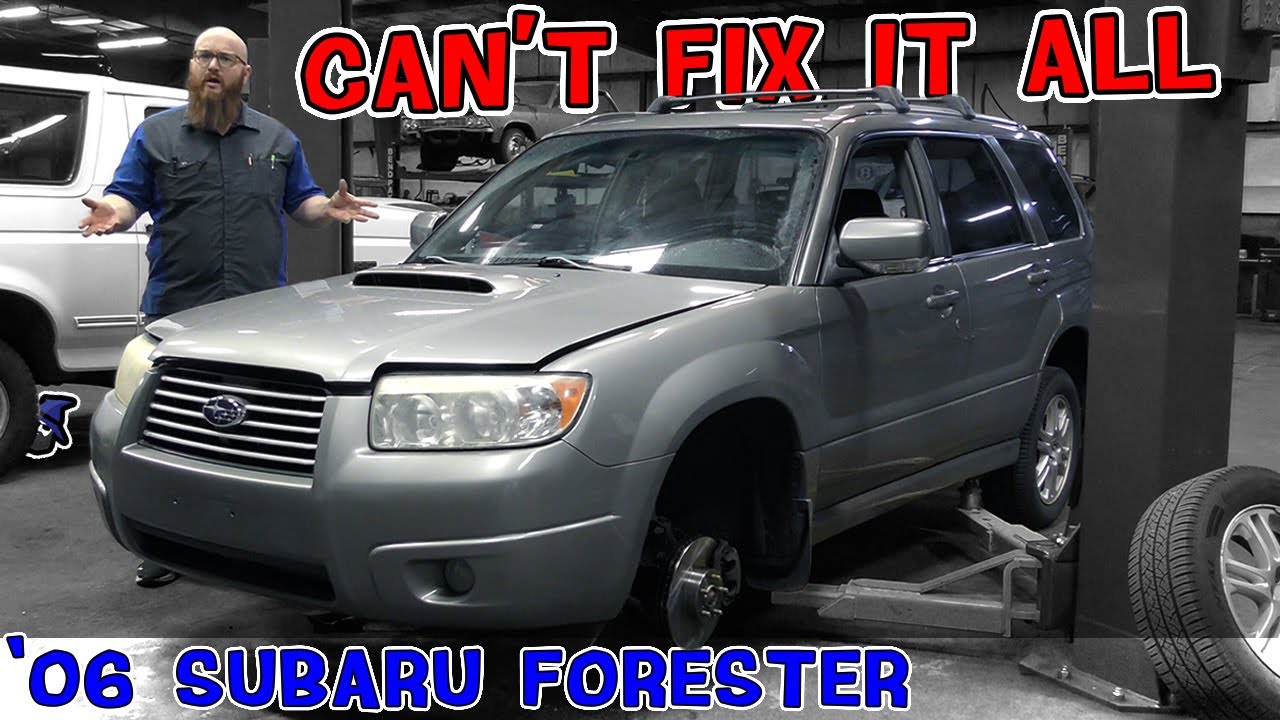 Can't fix it all! '06 Subaru Forester XT has issues the CAR WIZARD doesn't fix. What are they & why?
