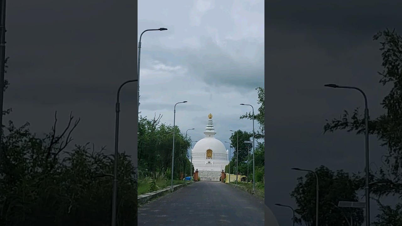 World Peace Pagoda, Lumbini #lumbininepal #peace #pagoda #travel #nepal