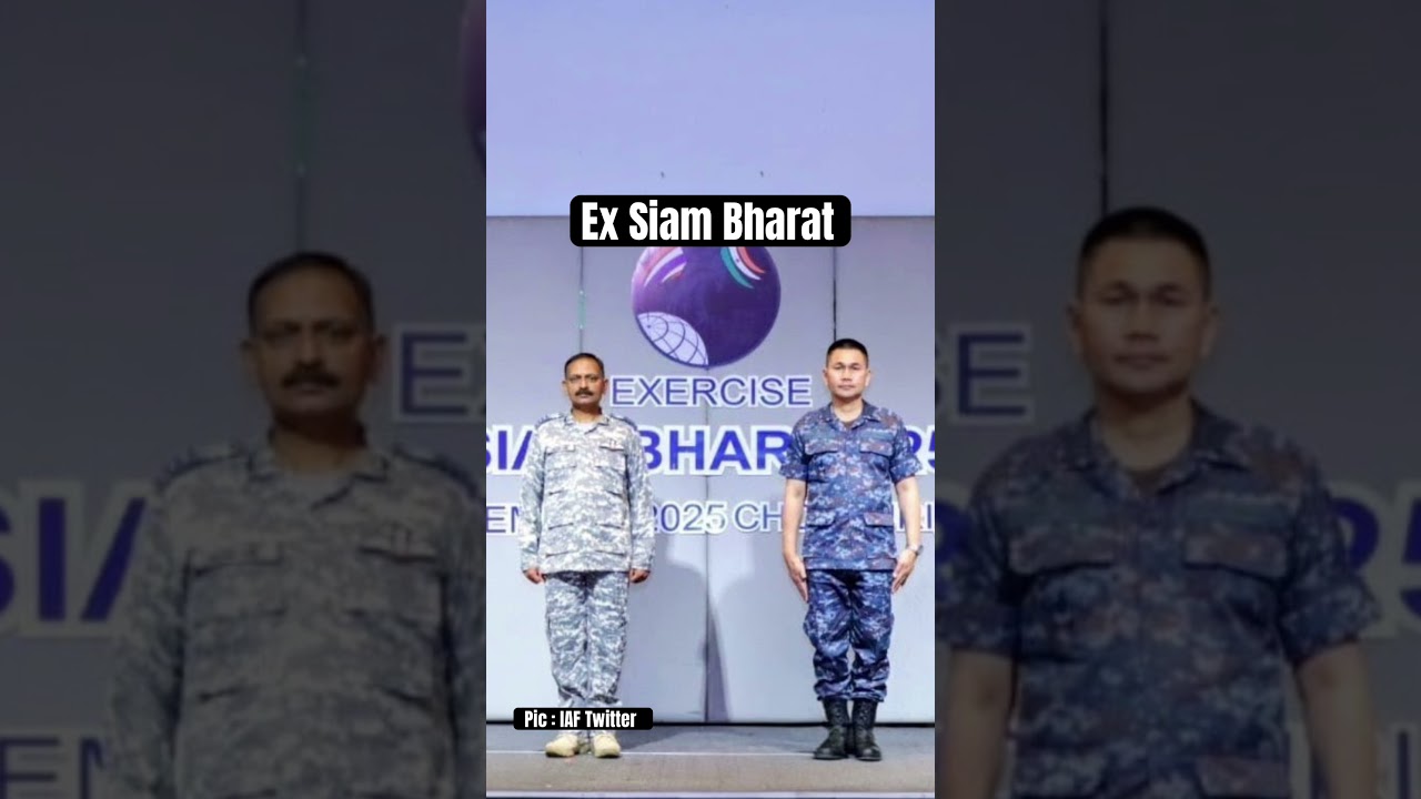 Ex Siam Bharat : India Thailand Joint Air Force Exercise #thailand #airforce #pattaya #iaf #news