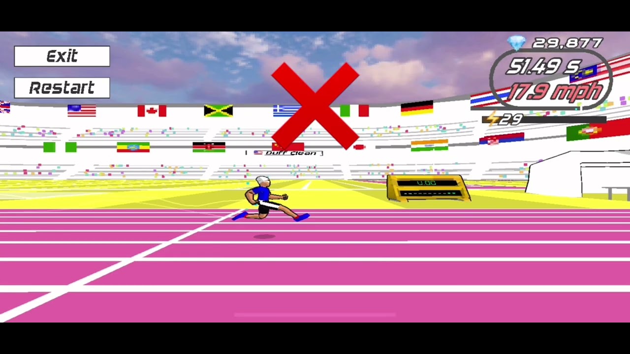 How to run the 400m in speedstars