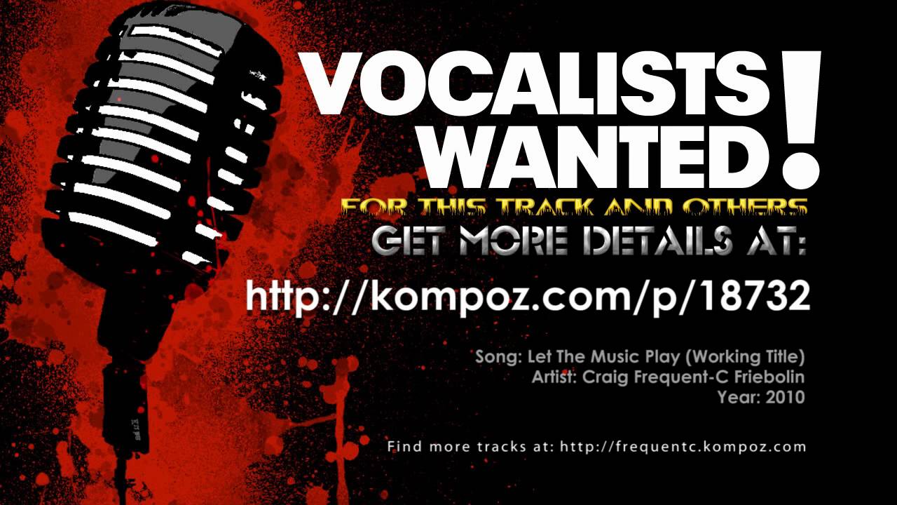 Singer Wanted! #4 (Dance/Club/Pop Song)