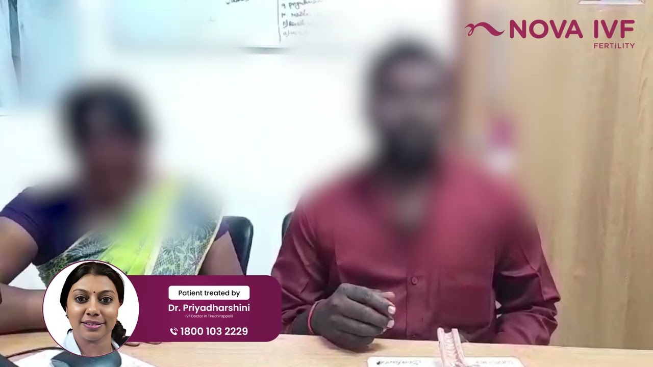 The couple conceived after IVF treatment by Dr. Priyadharshini, IVF specialist, Nova IVF Trichy