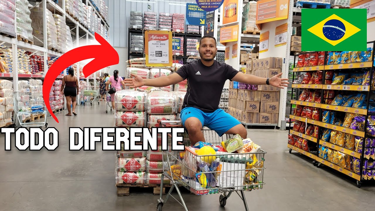 ASI ES UN SUPERMERCADO EN BRASIL😱-TODO MUY BARATO