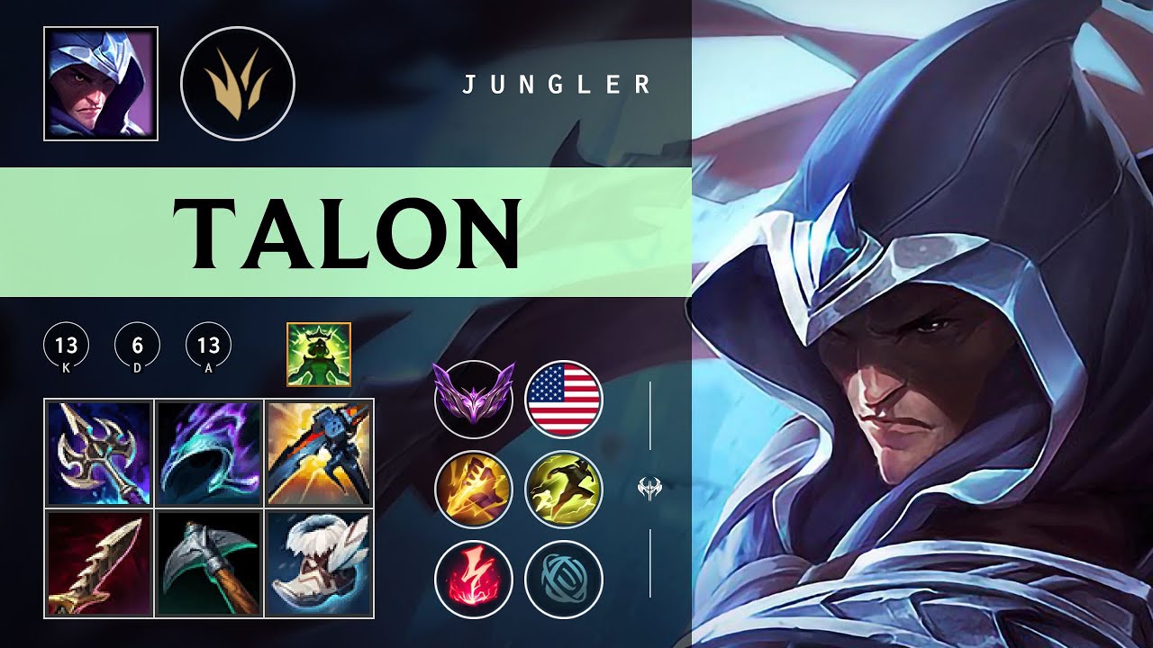 Talon Jungle vs Nidalee - NA Master Patch 26.02