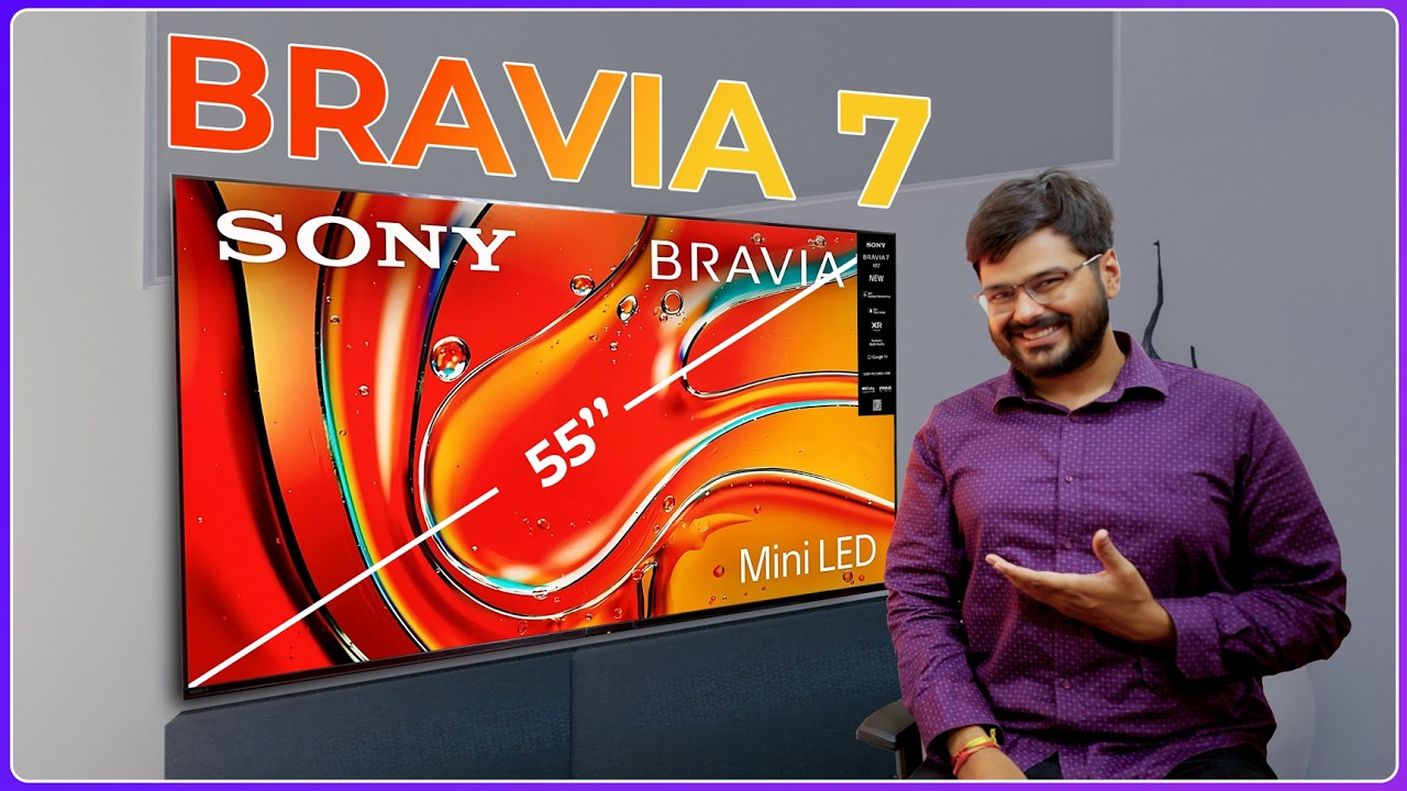 Sony Bravia 7 Mini LED 4K 120Hz TV 📺 with Dolby Vision & Atmos 🎵 Metal Design 🛠️ & Features for PS5