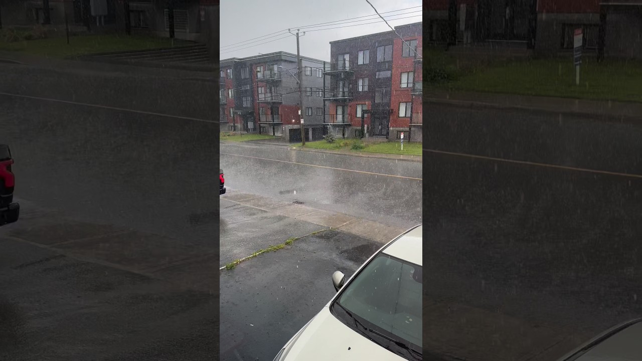 Heavy Rain | #rain #viral #yt #ytshorts #trending #short #shorts #montreal #canada
