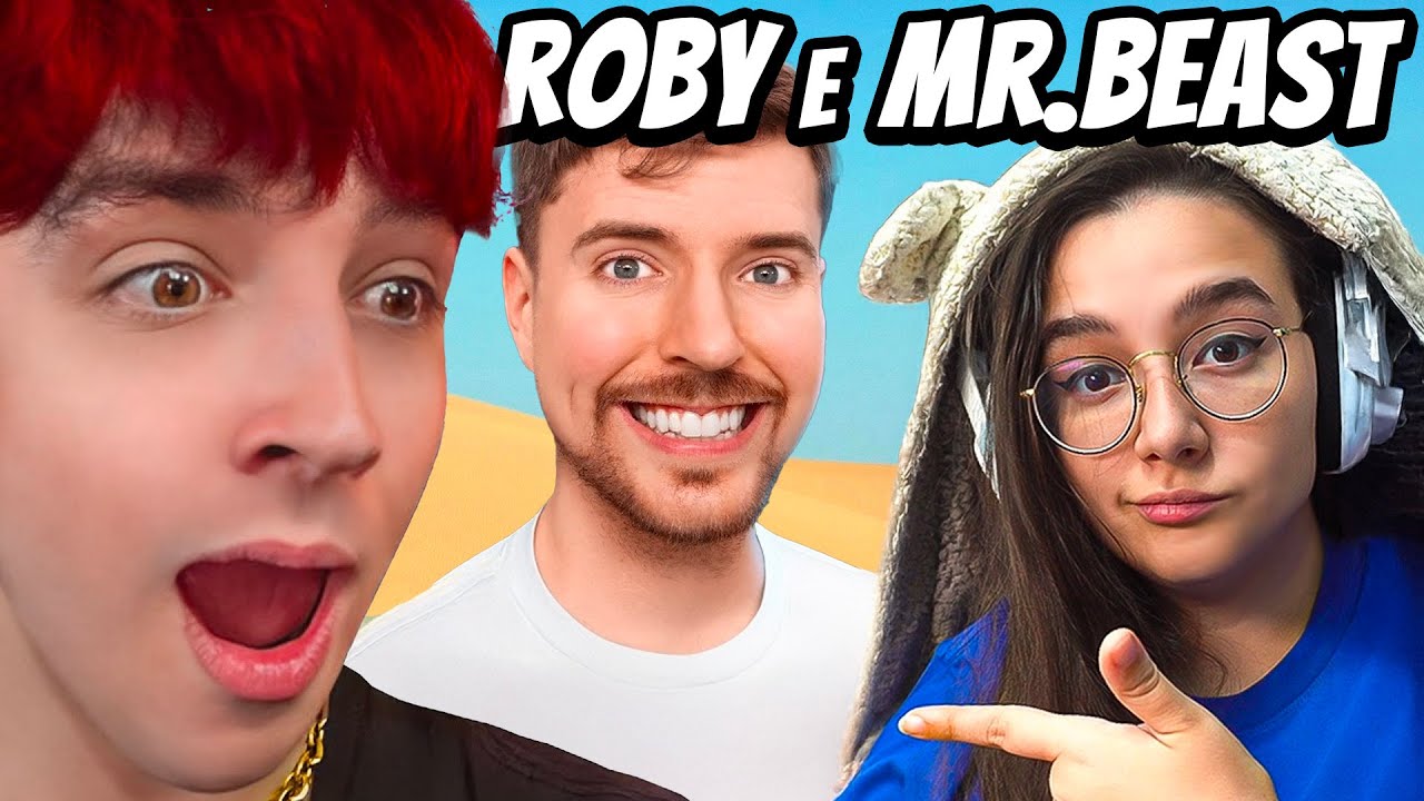 REAGISCO AL VIDEO DI ROBY CON MR.BEAST!!