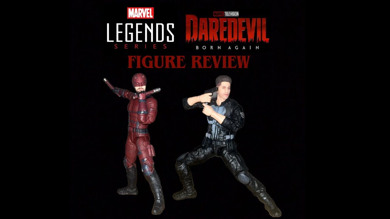 Marvel Legends Action Figure Review: Daredevil Born Again, Daredevil and Punisher 