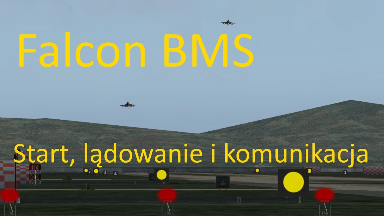 Falcon BMS 4.36 (PL) - Start, lądowanie i komunikacja radiowa