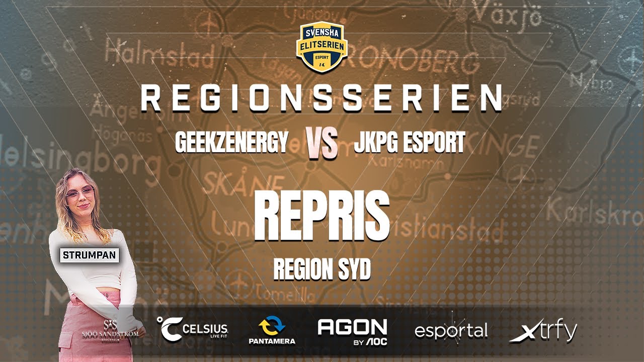 Regionserien SYD Vårsäsongen 2023 - GeekzEnergy vs JKPG Esport