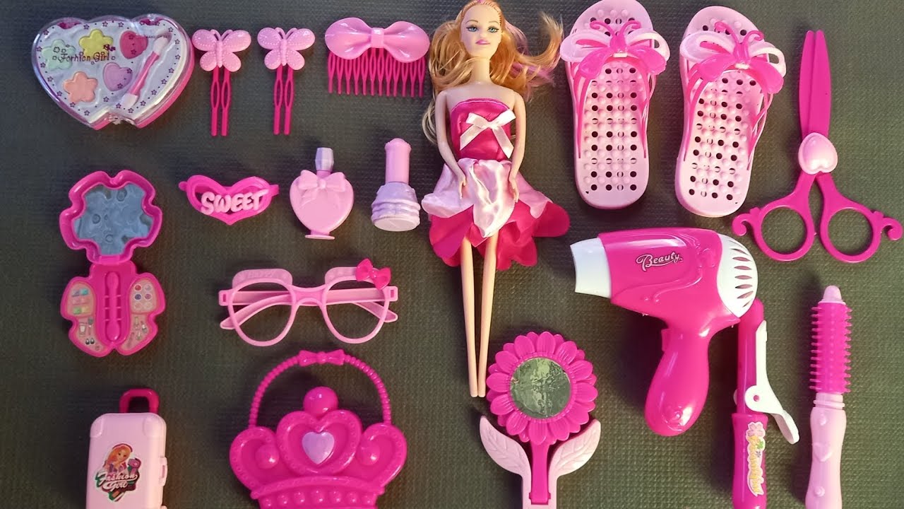 8 Minutes Satisfying with Unboxing Hello kitty Cute Pink Barbie doll toy | Asmr | Hello kitty toys