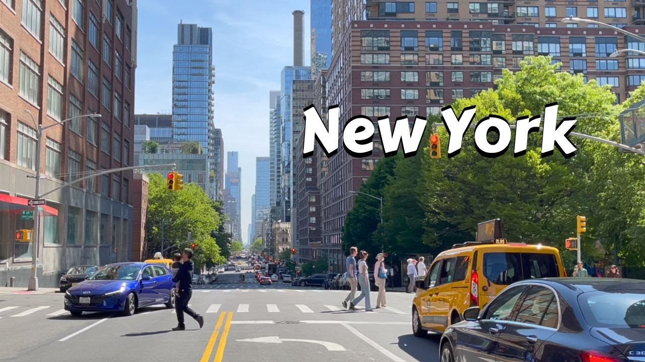 Streets Of Manhattan In 4k Video - Walking New York City