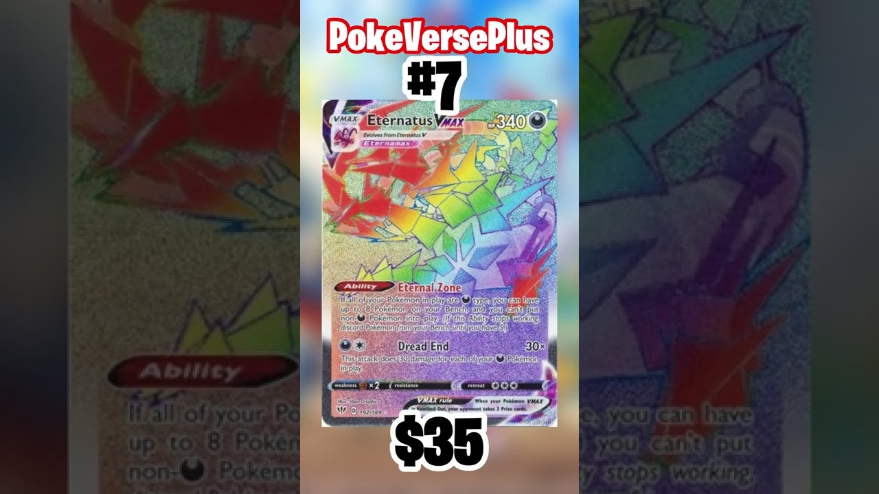 Top 10 Rainbow Rare Pokemon Cards!