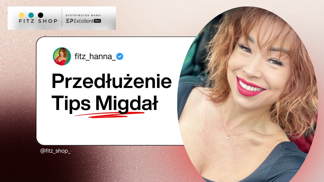 Przedłużanie TIPS MIGDAŁ krok po kroku | Excellent Pro | #excellentpro #nails