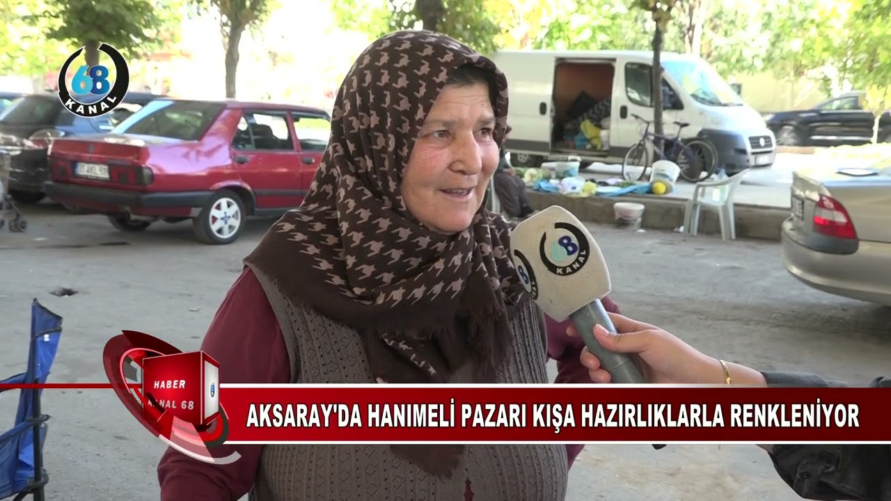 AKSARAY'DA HANIMELİ PAZARI KIŞA HAZIRLIKLARLA RENKLENİYOR