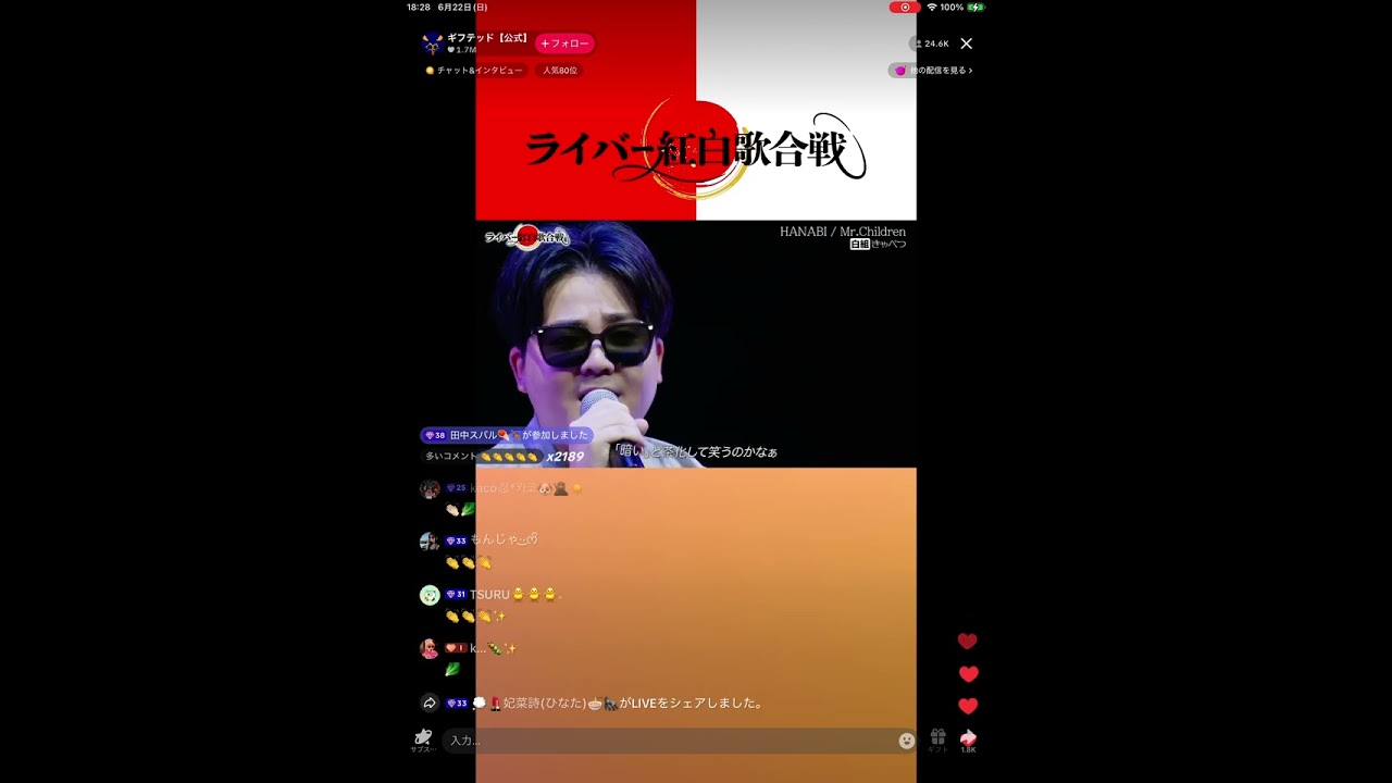 ギフテッド紅白歌合戦後半25.6.22