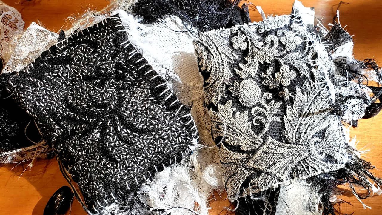 FABRIC BOOKS are EASY & All You Need Are Little Scraps of Fabric, Ribbon or Lace 📖