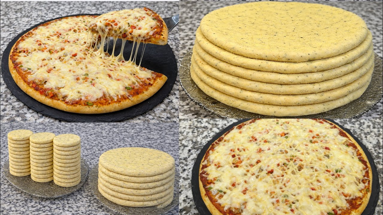 اسهل وانجح عجينة بيتزا خطيرة وبمقادير مضبوطة 🍕