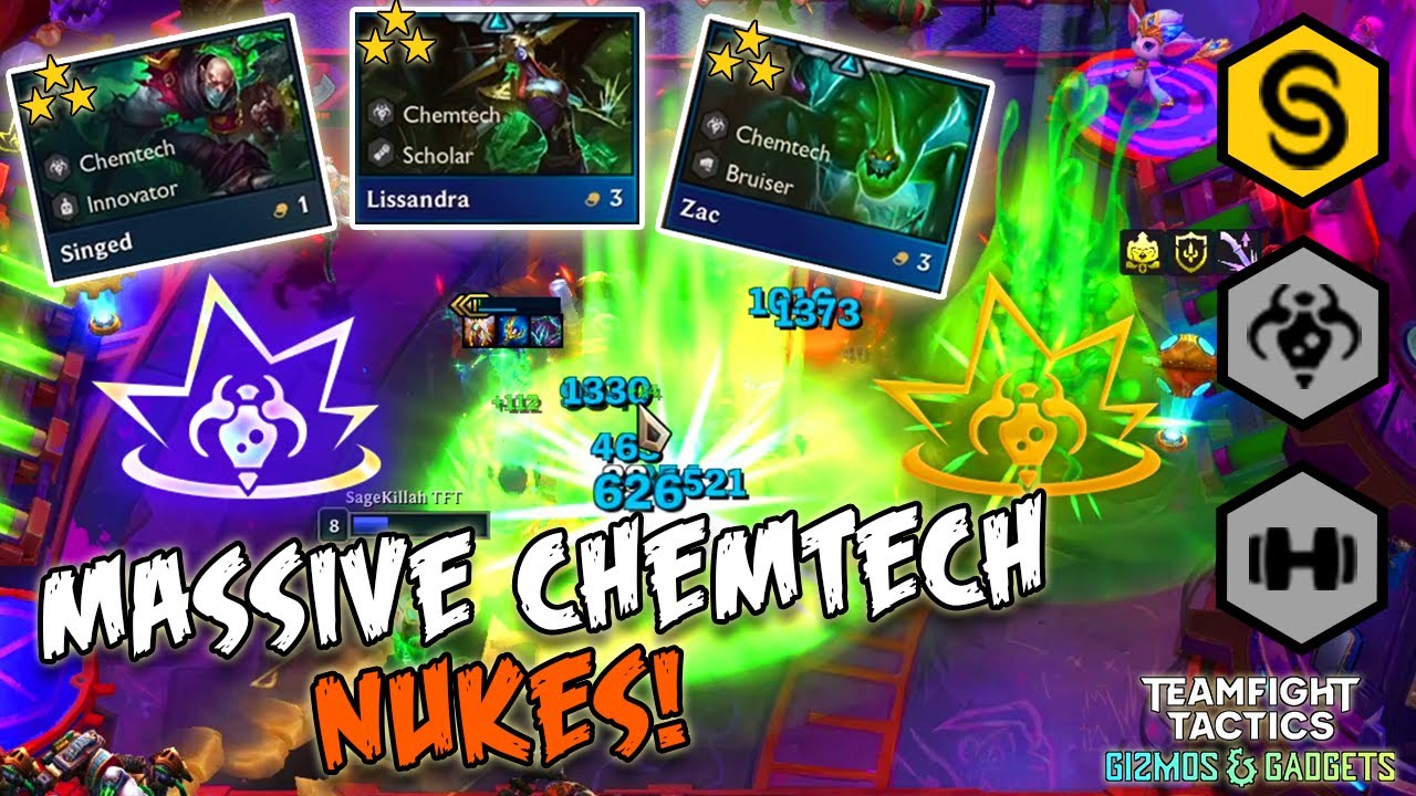 Chemtech NUCLEAR REACTOR Overload! | 5 Chemtech 4 Bruiser | TFT Set 6 Ranked