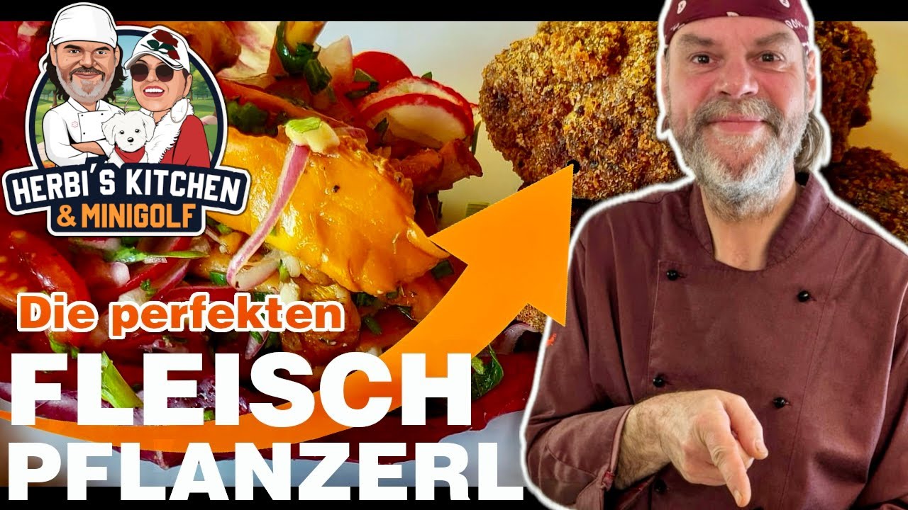 Frikadellen wie aus Kindheitstagen – Fleischpflanzerl mit Eierschwammerl-Salat wie von Oma serviert!